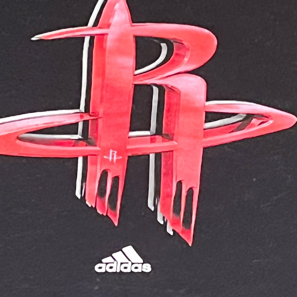 Men's Houston Rockets T-Shirt Adidas XL - Picture 2 of 3